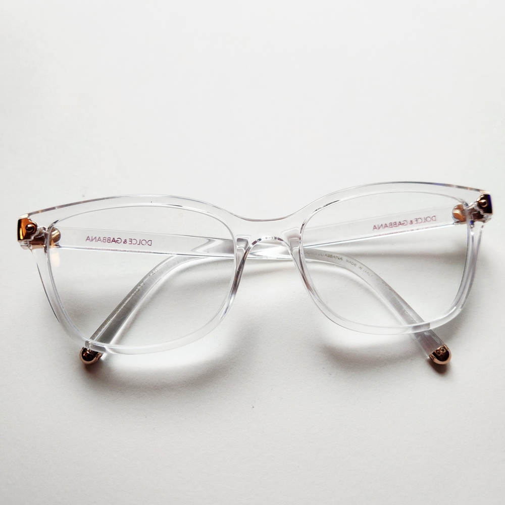 Dolce & Gabbana Clear Frame Glasses
